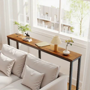 Sofa Table with Charging Station