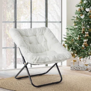 Cozy Saucer Chairs Soft Fur Large