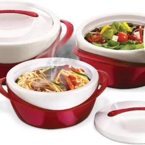 Insulated Casserole Dish Set with Lid 3-Piece