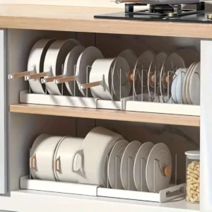 Expandable Kitchen Pot Pan Organizer