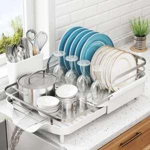 Expandable Stainless Steel Dish Drying Rack